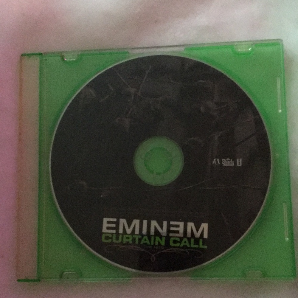 Eminem Curtain Call CD with Green Case